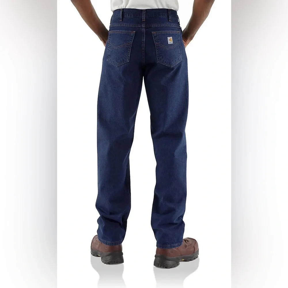 Carhartt Flame-Resistant Signature Denim Jeans Relaxed Fit men’s 44 x 32 280-83